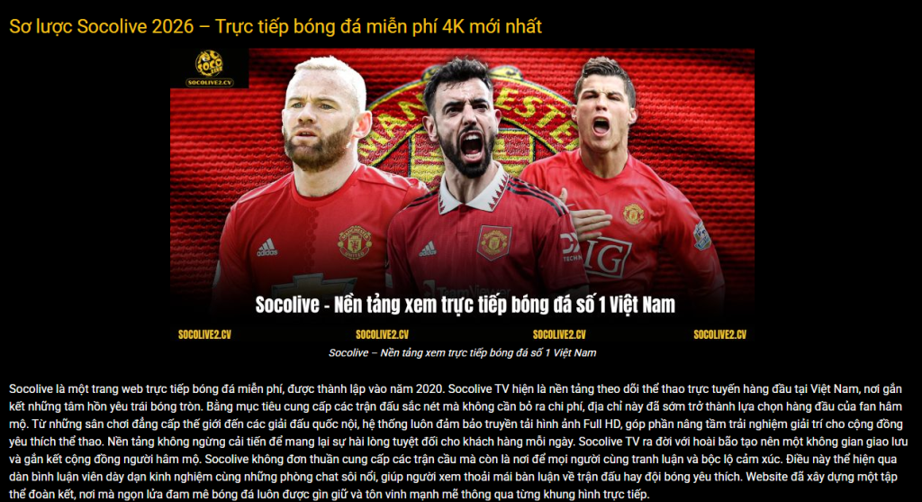 Review Socolive 2026: Giao diện mượt, link xem bóng đá nét căng cho anh em - Aovbuilds image 127 - Aovbuilds